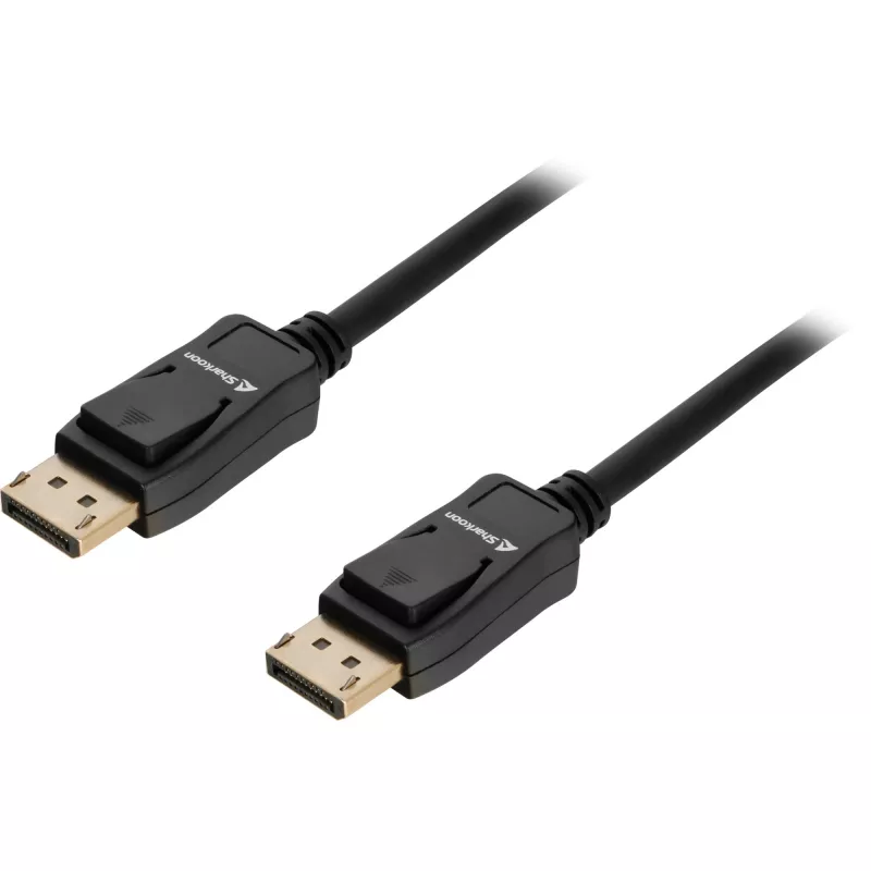 Kábel DisplayPort 1.4 (konektor samec > konektor samec) 8K (čierna, 5 metrov)