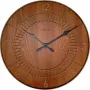 NeXtime hodiny 3113br Wood Round, Ø50 cm, nástenné hodiny, hnedé