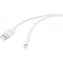 Renkforce USB kábel USB 2.0 USB-A konektor samec, Apple Lightning konektor samec 2,00 m biely (matný) RF-5724086 (RF-5724086)