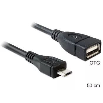 USB kábel DeLOCK 50 cm Micro-USB B USB 2.0 A 83183
