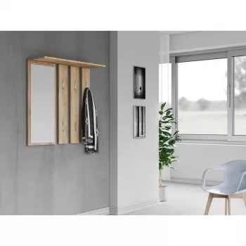 Topeshop OPAL WIESZAK SONOMA vešiak na oblečenie dub