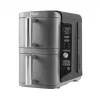 Ninja SL400EU fritéza Double 9,5 L 2470 W teplovzdušná fritéza čierna, sivá
