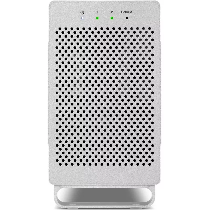OWC Mercury Elite Pro Dual biela – externé puzdro pre 2× 3,5-palcové SATA pevné disky, RAID 0/1/SPAN, USB Type-B