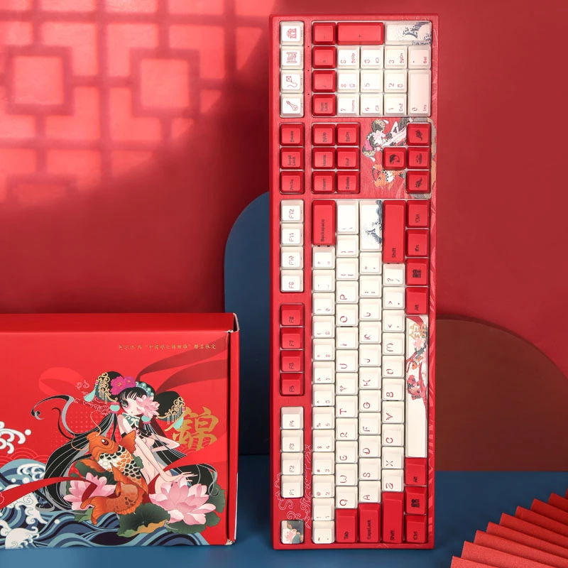 Varmilo VEA108 Koi herná klávesnica, MX-Brown, biela LED - US rozloženie