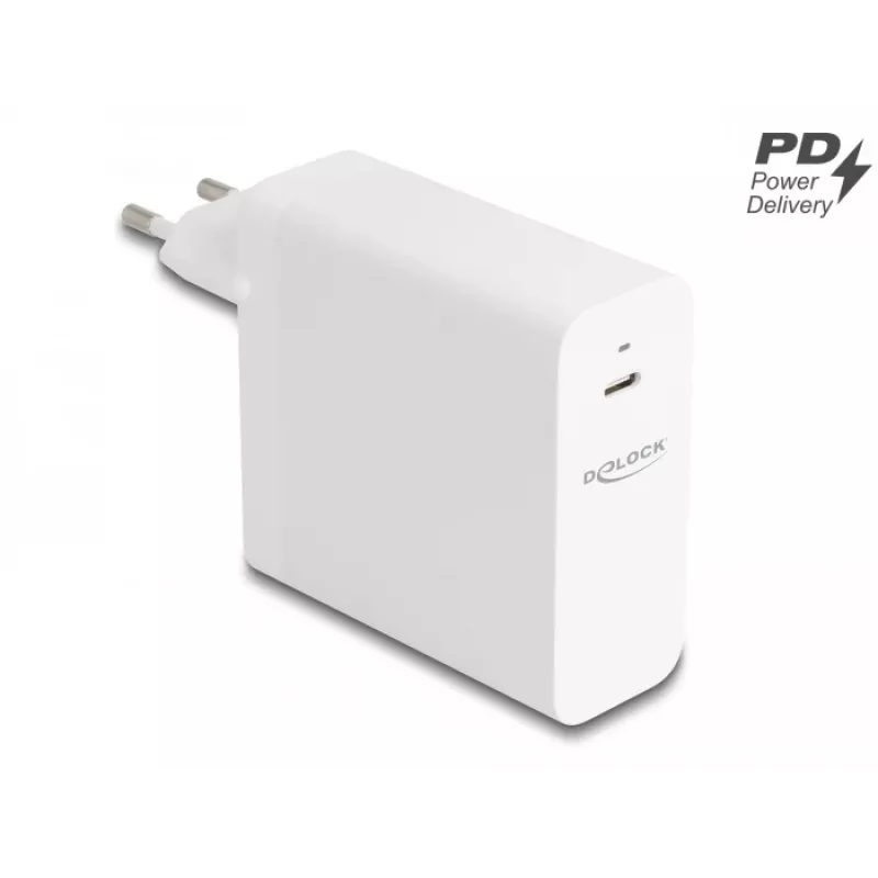 Nabíjačka DeLOCK USB GaN 140W PD 3.1 interiérová AC univerzálna