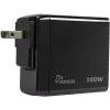 PD nabíjačka INTER-TECH PD-3100 100W USB-C čierna rýchly napájací zdroj