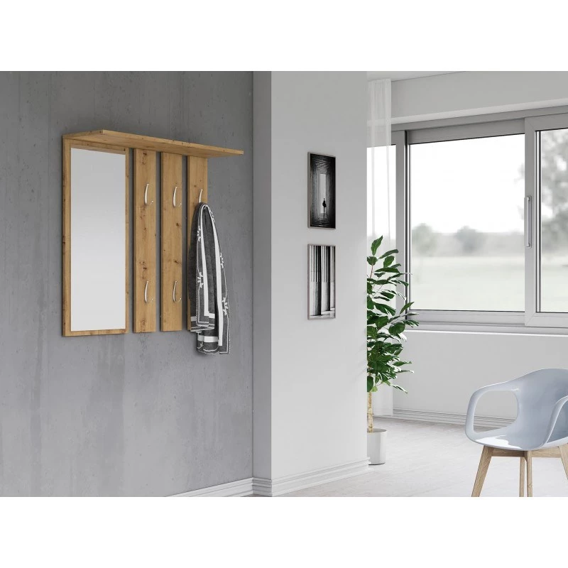 Topeshop OPAL WIESZAK ARTISAN vešiak na oblečenie dub