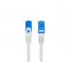 Sieťový kábel LANBERG Cat6a S/FTP PCF6A-10CC-0100-S, 1 m, RJ-45, Sivá, LSZH, 500 MHz