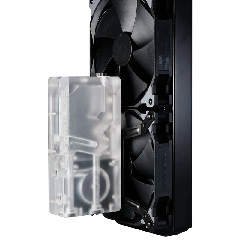 Phanteks Glacier R160C nádrž, priehľadná akrylová zadná doska, DRGB LED