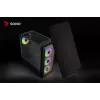 PC skriňa SAVIO Noctis Flow RGB — Cube, ATX/Mini-ITX, 3x 120 mm predné ventilátory, bočné okno z tvrdeného skla, max. GPU 35 cm