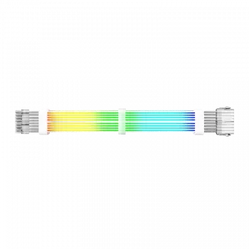 Gamemax | predlžovací kábel napájacieho zdroja | VGA/CPU 2x8PIN-B | biely
