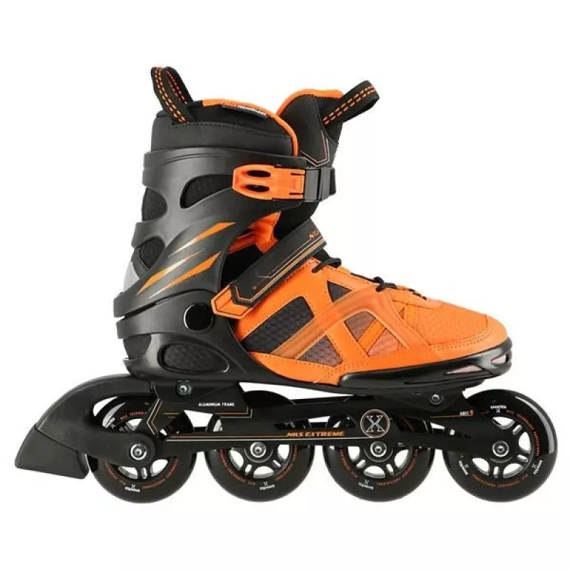 Inline korčule Nils Extreme NA14112 ČIERNA-ORANŽOVÁ VEĽ. 38