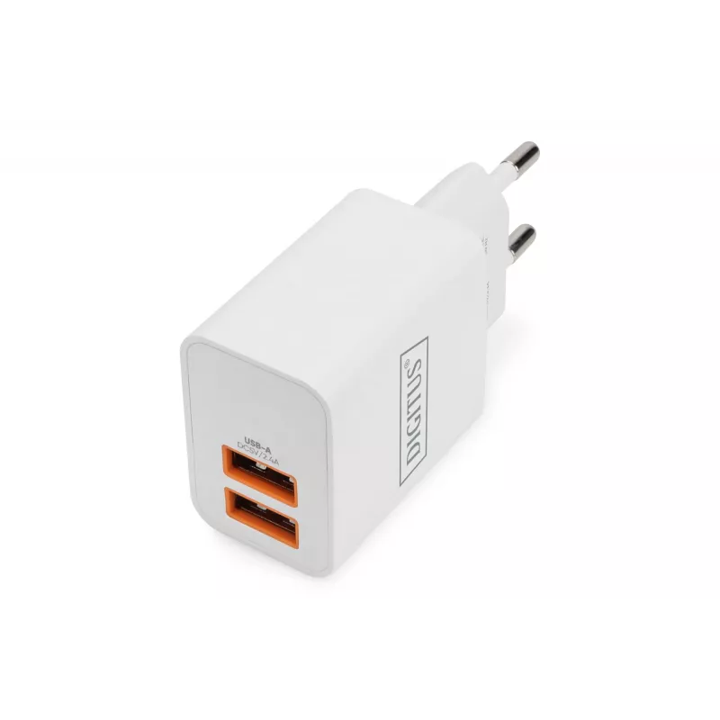 USB nabíjačka Indoor Digitus DA-10061 2x USB-A 15,5W