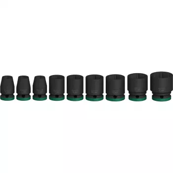 Sada rázových kľúčov Bosch Powertools PRO 1/2 palca 9-dielna, čierna