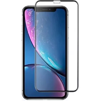 Ochranné sklo na displej z tvrdeného skla Devia Real Series pre iPhone XR 6,1 palca 3D-zakrivené explóziivzdorné (čierna)