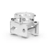 Ubiquiti UACC-Wave-AP-Micro-Mount montážny držiak na stĺp pre 4x Wave AP Micro, nerezová oceľ, stĺp 25–76 mm, biely