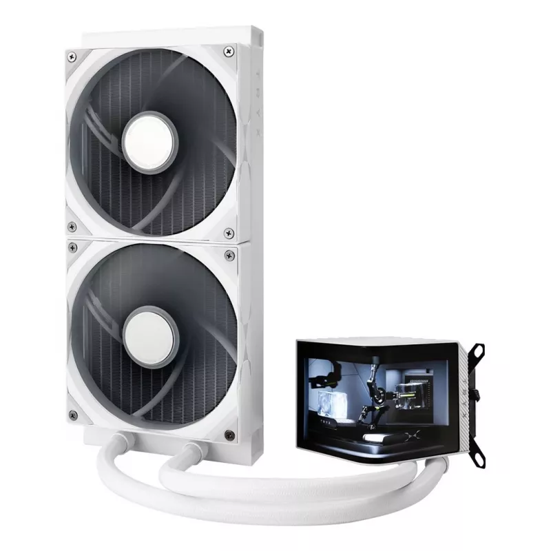 TRYX PANORAMA 280 procesorové kvapalinové chladenie kit 14 cm biela 1 ks