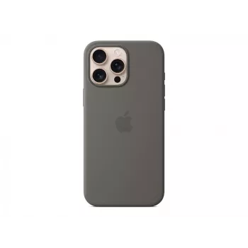Silikónové puzdro s MagSafe pre iPhone 16 Pro Max - kamenná sivá