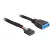 Interný USB kábel DeLOCK 83776 0,45 m konektor samec na konektor samica
