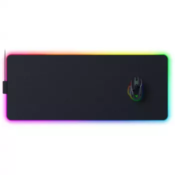 Herná podložka pod myš Razer Strider Chroma – polyesterový povrch, 370×900 mm, čierna, viacfarebné podsvietenie