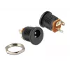 Delock 65503 DC zásuvka do panela 2,1 x 5,5 mm, spájkovacia verzia, čierna