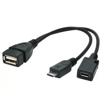 OTG kábel USB Micro AF- BM+(F) USB 2.0 OTG 15CM