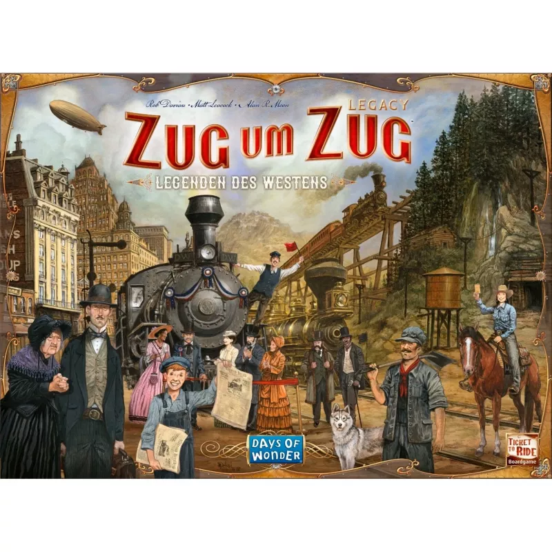 Zug um Zug Legacy: Legenden des Westens, spoločenská hra