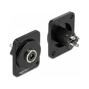D-Type modul 3,5 mm 3-polový stereo konektor samica na spájkovanie DELOCK 86789