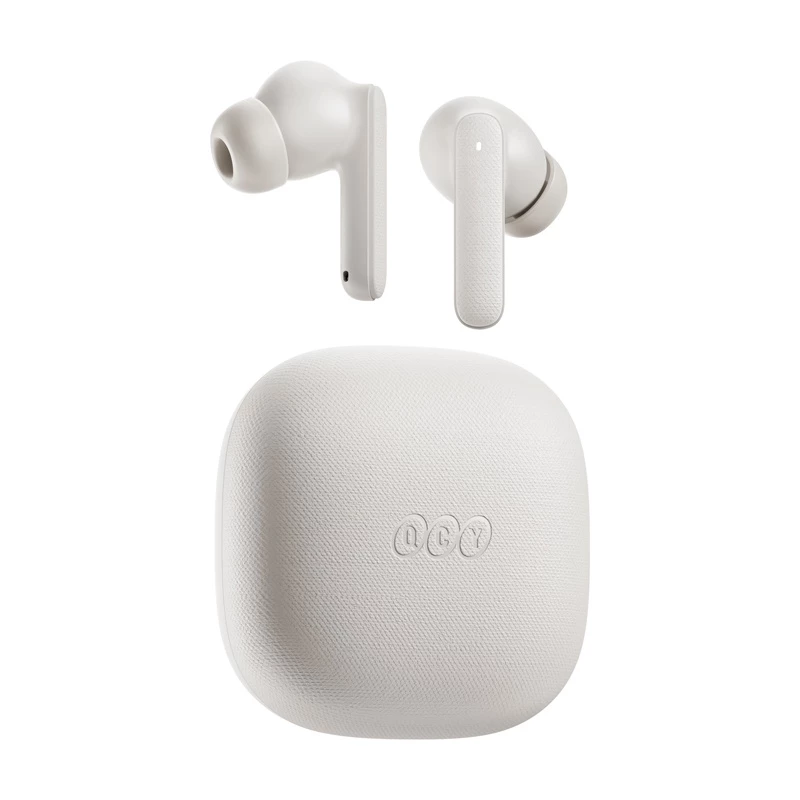 TWS QCY Buds T43 ENC slúchadlá (biele)