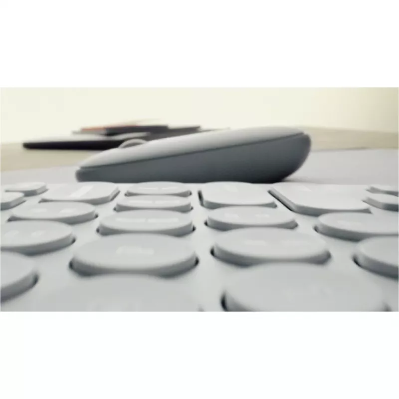 Logitech Pebble Keys 2 K380s - klávesnica - bezdrôtová - Bluetooth LE - QWERTZ - nemecká - Tonal Graphite (920-011795)