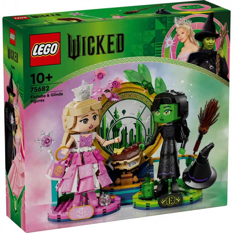 LEGO Wicked Figúrky Elphaba a Glinda 75682 – zberateľská sada minifigúrok