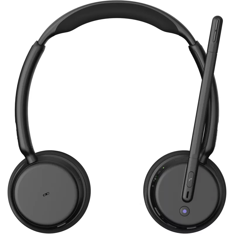 Epos Impact 500, binaurálny (obojstranný) headset, Bluetooth ANC, MS Teams certifikovaný, vrátane USB-C dongle s USB-A adaptérom