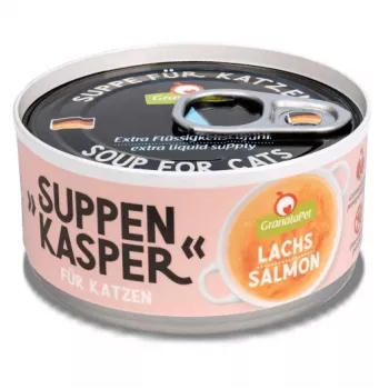 Mačacie maškrty GranataPet Suppenkasper losos od Fox4Pets, lososová príchuť, 70 g, bez cukru