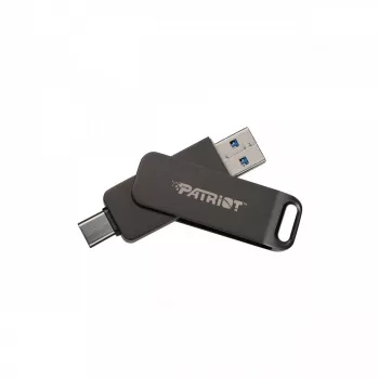 Flashdisk PATRIOT Rage R550 32GB 100 MB/S USB A+C Swivel Design (PE32GR550DSAD) čierny