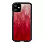 Puzdro na smartfón iKins pre iPhone 11 — Pink Lake s čiernymi akcentmi