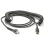 Zebra CBA-U29-C15ZBR USB kábel USB 2.0 4,57 m USB A čierny
