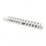 LogiLink – organizér káblov – svetlosivý, RAL 7035 – 1U – 48,3 cm (19