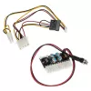 Napájací zdroj Akasa AK-PE080-03 interiérový 80 W čierny, modrý, červený, biely, žltý