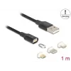 USB kábel DeLOCK 88165 1 m USB A čierny