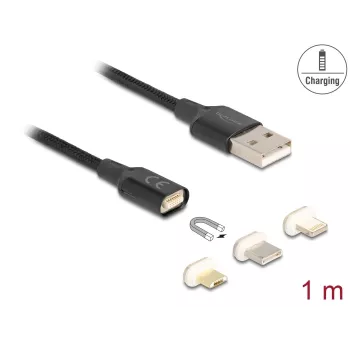 USB kábel DeLOCK 88165 1 m USB A čierny