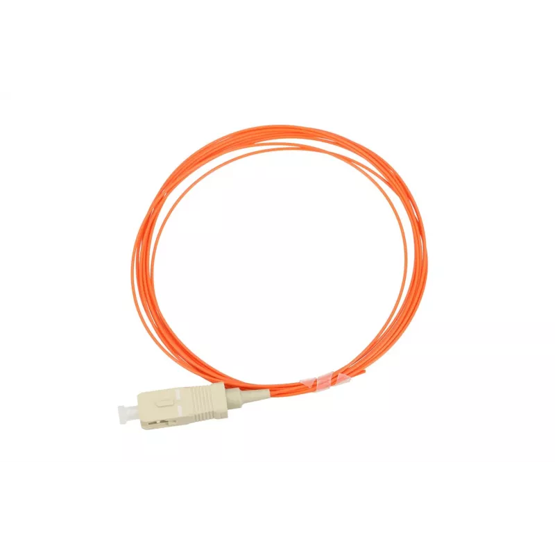 Pigtail SC/UPC multimódový kábel Extralink OM2 50 µm 900 µm 2 m FTTH oranžový