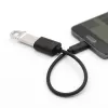 TB kábel OTG USB AF - USB C 15cm čierny (AKTBXKU4PAC015B)