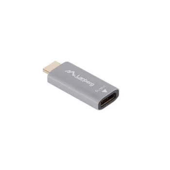Videokábel adaptér Lanberg AD-HD-DP-01 HDMI Type-A DisplayPort strieborná