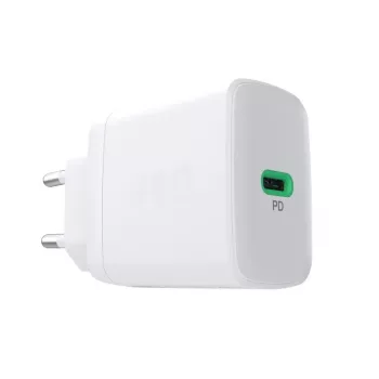 Napájací zdroj Green Cell PowerSource Solo30 30W biely — USB-C nabíjačka, 30 W výstupný výkon
