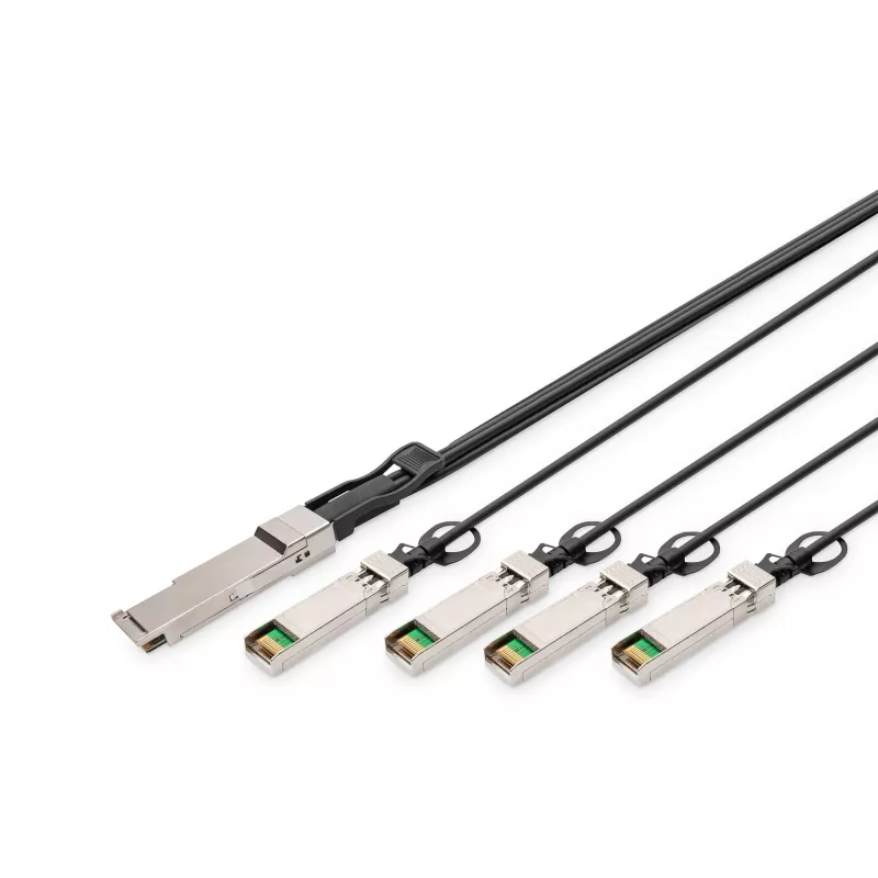 Direct-Attach kábel Digitus DN-81325 40G QSFP+ na 4x SFP+ 5 m