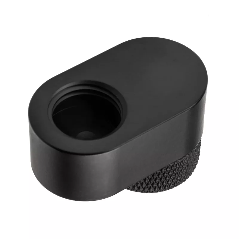 XSPC G1/4 Rotary 14mm Offset Fitting - čierna matná