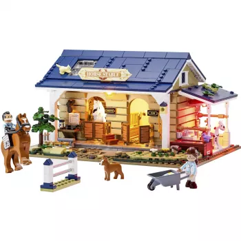 Lumibricks Pferdestall, stavebná hračka