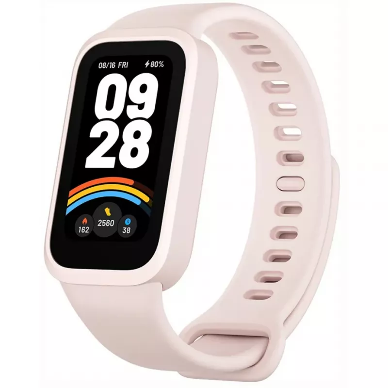 Xiaomi Smart Band 9 Active BHR9917GL monitor aktivity, 1,47-palcový (3,73 cm) TFT, Bluetooth 5.3, 5 ATM, ružový