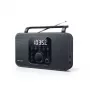 Muse M-091R prenosné rádio, FM/AM, LCD displej, budík, vstup AUX, sieťové/batériové napájanie, čierne