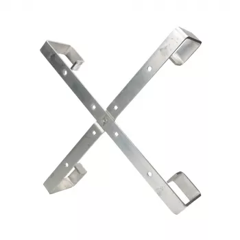 Držiak na káble Extralink Four arms hliníkový rám S500 — 500 x 500 x 70 mm, stolový/nástenný, hliník